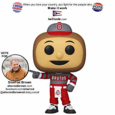 Mascots : Brutus Ohio State Buckeyes College NCAA Pop