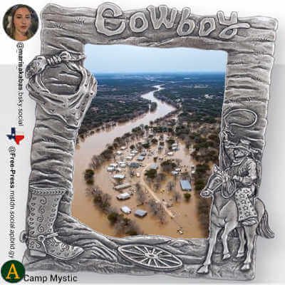 Cowboy Pewter Frame, 4 by 6