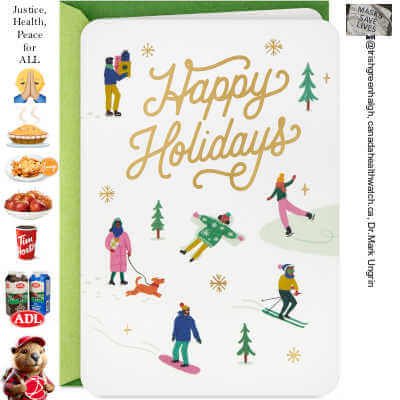 Holiday Card, Fun, Festive, Warm and Bright, Hallmark