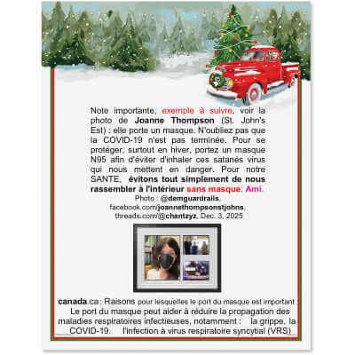 Red Truck Christmas Stationery, 25 Sheets, Current