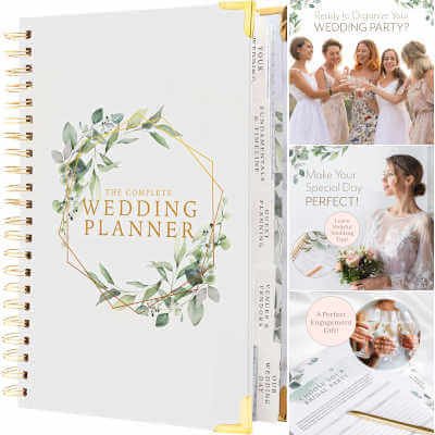 Wedding Planner Book and Organizer, FLORAL