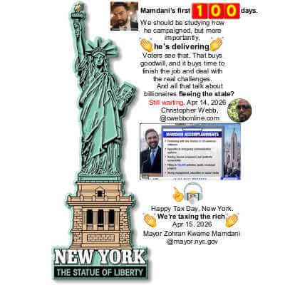 3D, New York City Statue of Liberty Jumbo Magnet by Classic Magnets