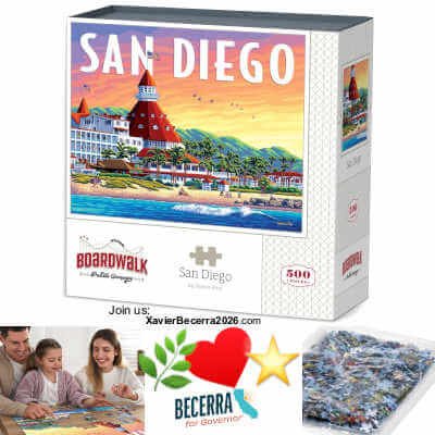 Boardwalk Jigsaw Puzzles San Diego Hotel del Coronado, 500 Pcs