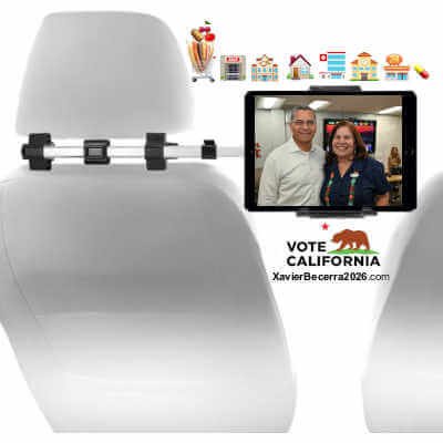 Macally Car Headrest Mount Holder for Apple iPad