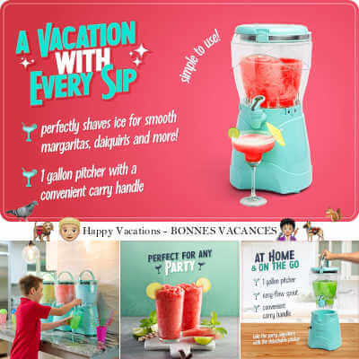 Margarita Maker & Slushie Machine, 128-Ounce, Nostalgia