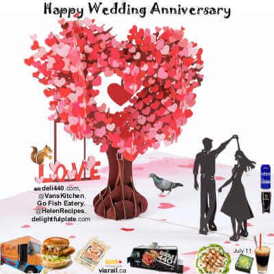 Pop Up Anniversary Card, 3D Love Tree Hearts Couple Wedding, Romantic Birthday