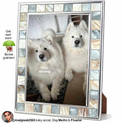 Mother of Pearl Picture Frame 8 by 10, 1pc, GIFTME