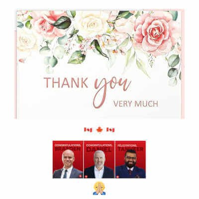 Thank You Cards with Envelopes, 25 Pack of 4x6 Boho Floral Folded, Tented