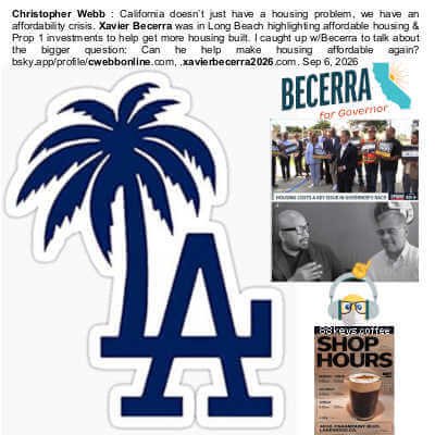 Los Angeles Palm Tree – White Sticker