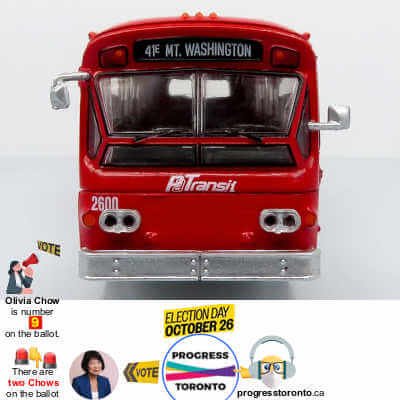 Brill CD44 Transit Bus TTC Toronto Transit Commission, Iconic Replicas