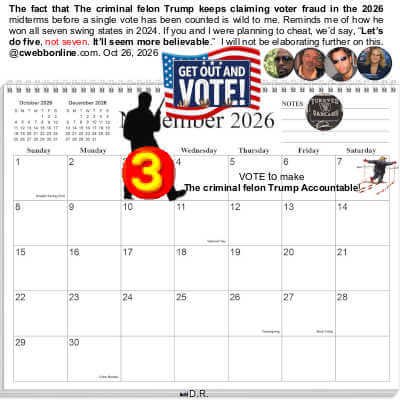 Calendar 2027 from November 2026 to June 2028, Black, Runtioval