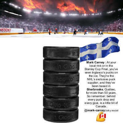Hockey Pucks, 6-Pack, Inglasco