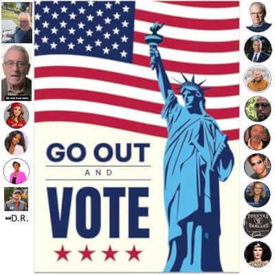 Vote Campaign Posters 12 by 16, Set of 9, Patrioticr, Wallbuddy